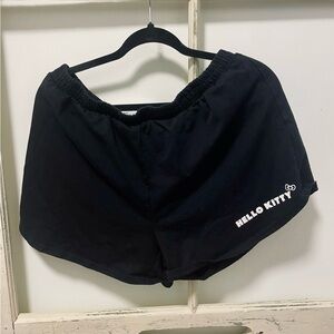 Black Hello Kitty Shorts